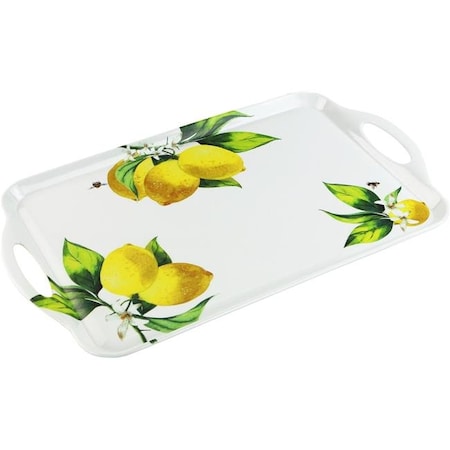 Reston Lloyd Reston Lloyd 07419 Melamine Rectangular Tray  Fresh Lemons 7419